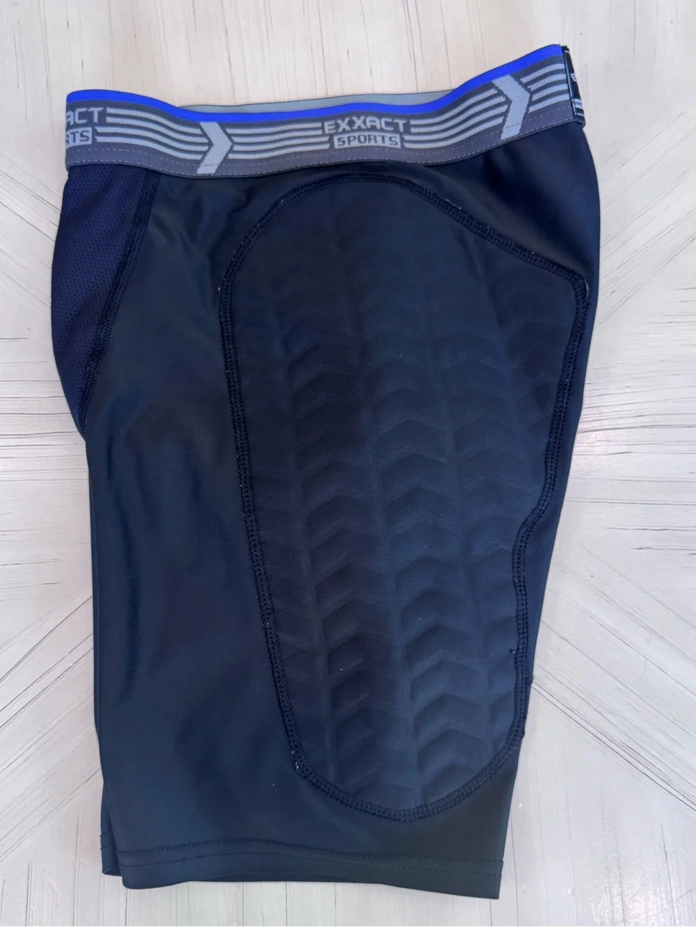 Exxact Sports Baseball Sliding Padded Compression Shorts – Black – Youth XL